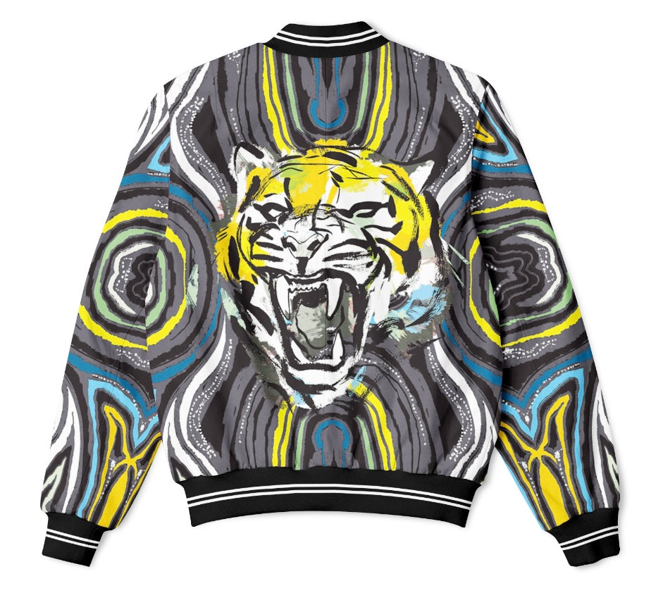 Grey Tiger Bomber